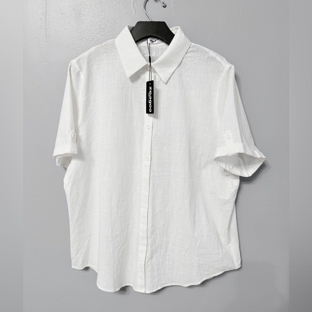 Zeagoo 100% Cotton Button Down Shirt